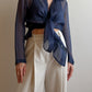 Pure silk blue blouse