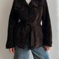 Real suede brown jacket