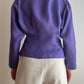 Pure linen purple jacket