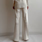 Blumarine pure silk ivory pants