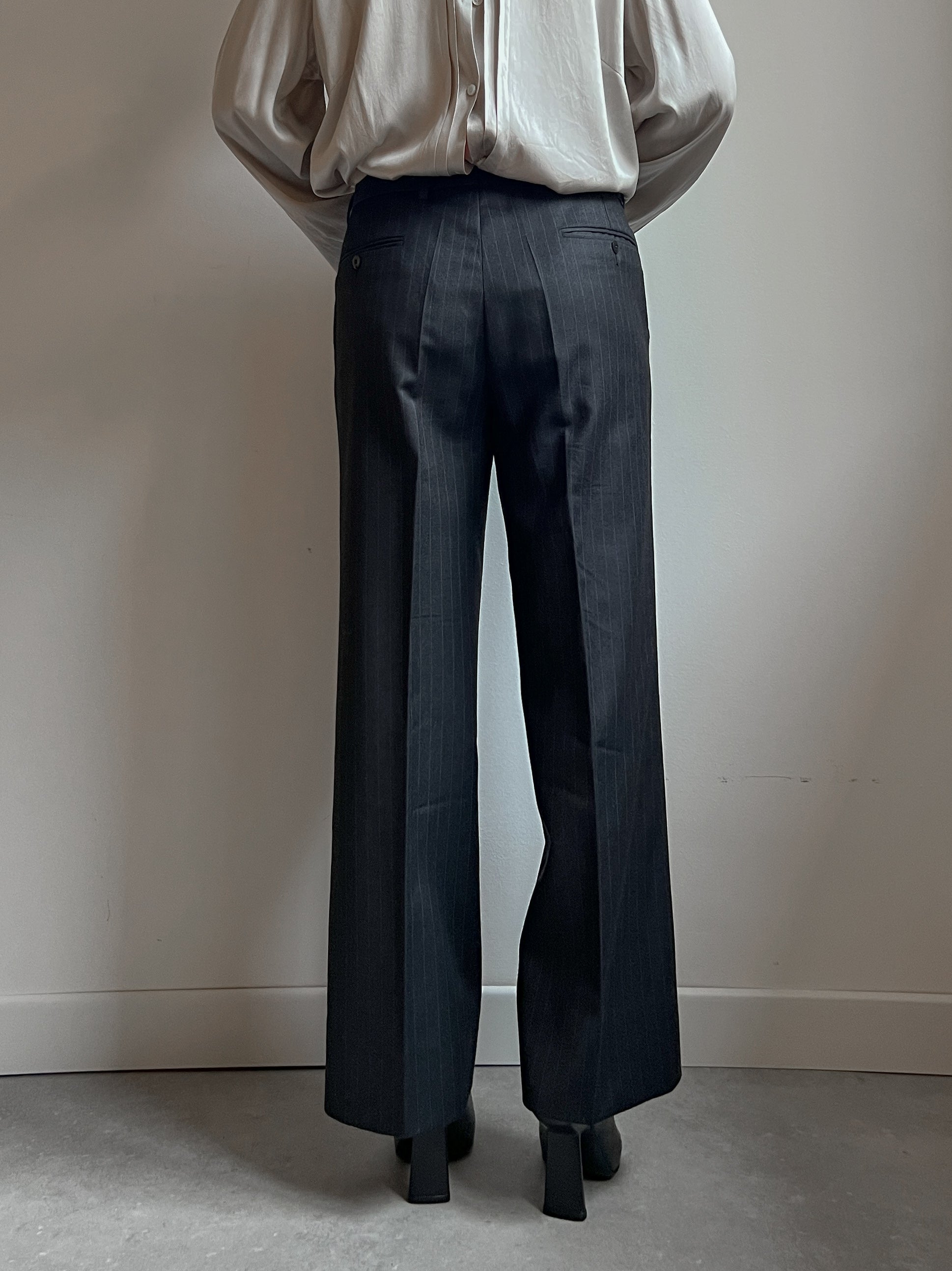 Pure virgin wool pinestripe suit
