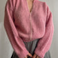 Pure wool pink pull