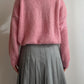 Pure wool pink pull