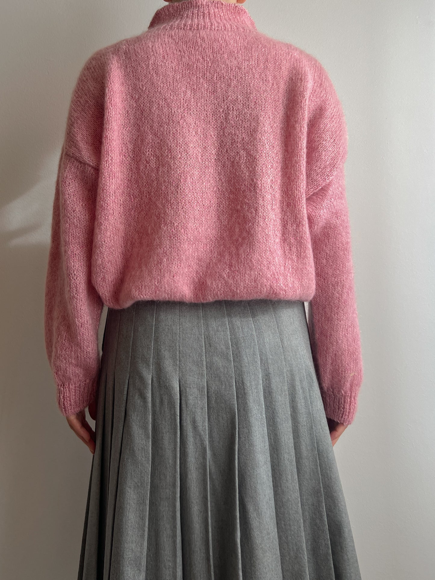 Pure wool pink pull