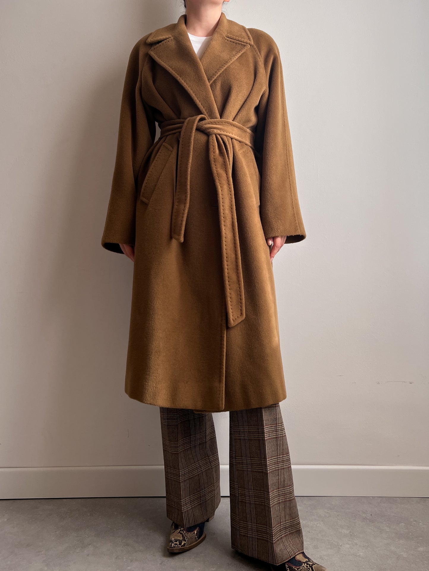 Wool and cashmerecamel coat