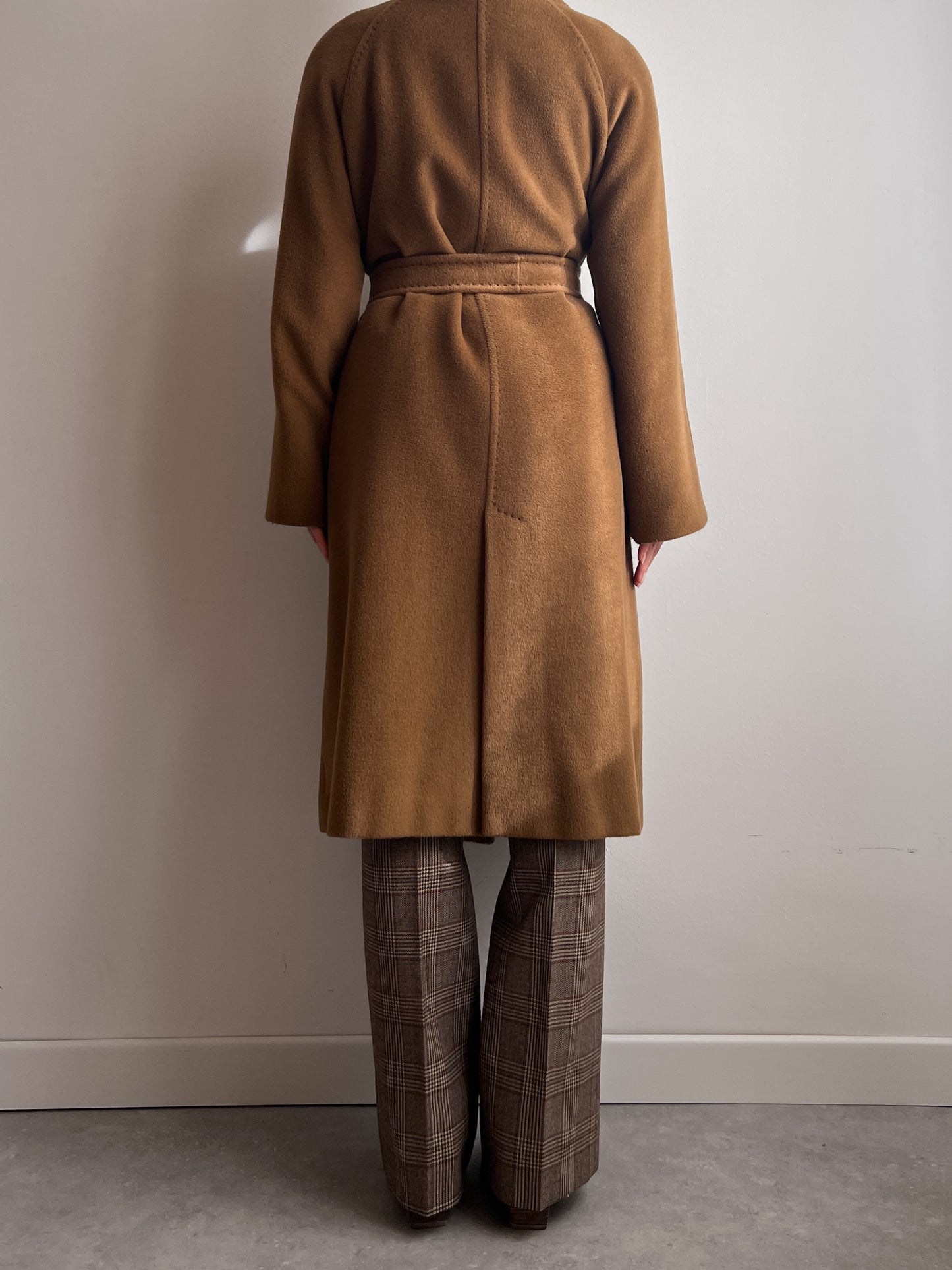 Wool and cashmerecamel coat