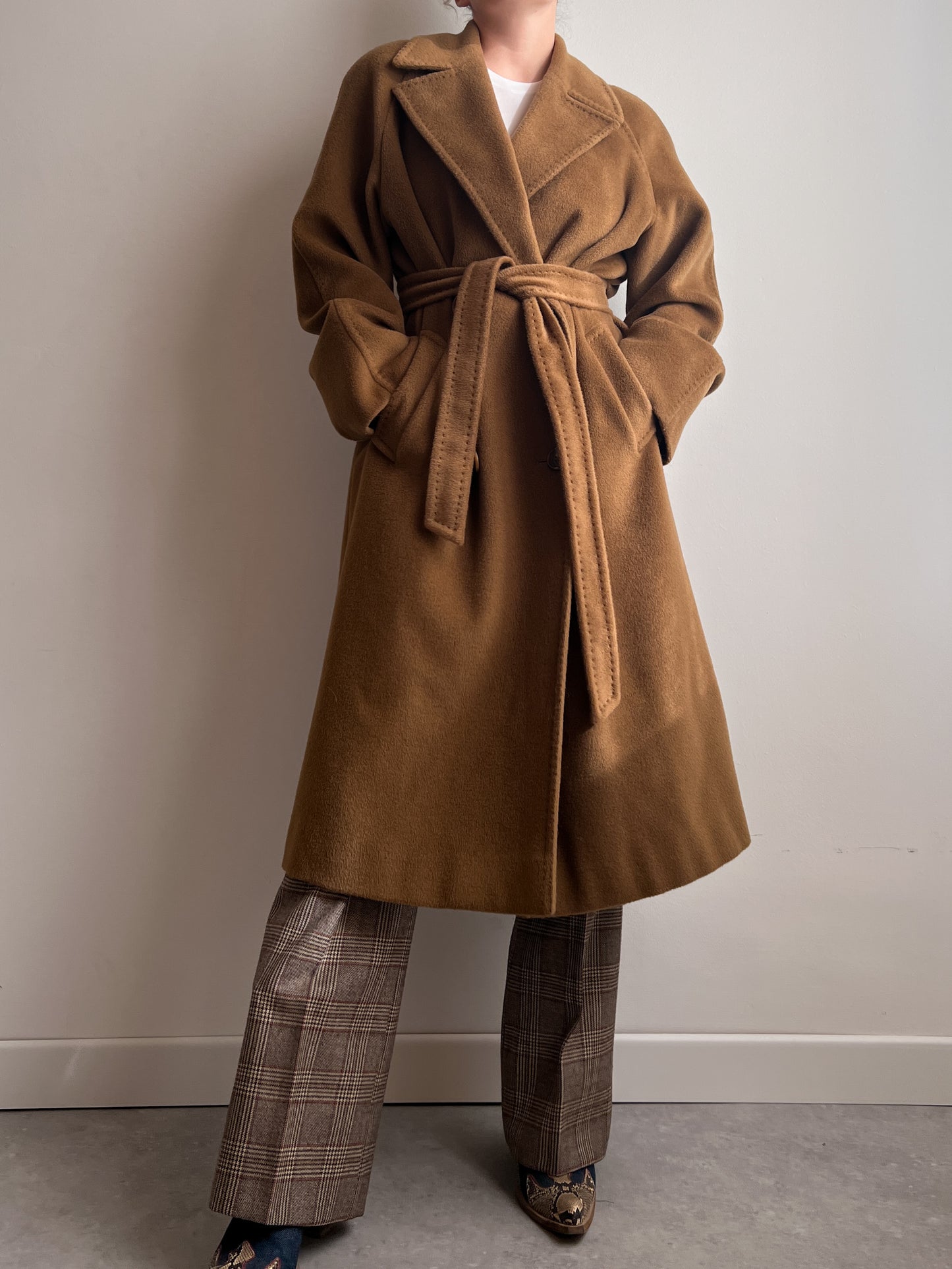 Wool and cashmerecamel coat