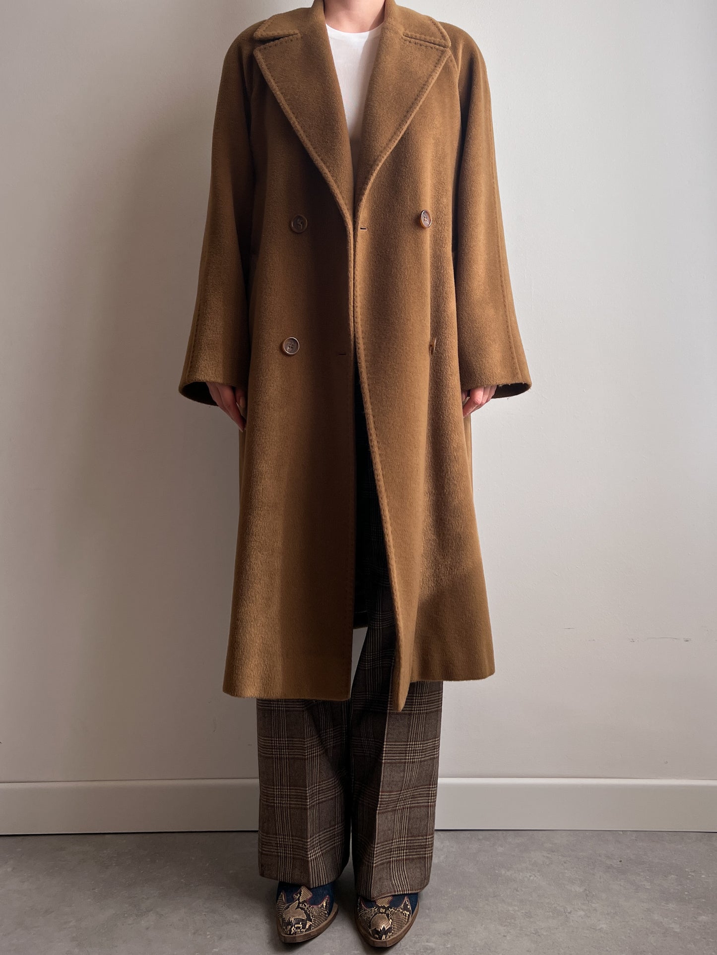 Wool and cashmerecamel coat