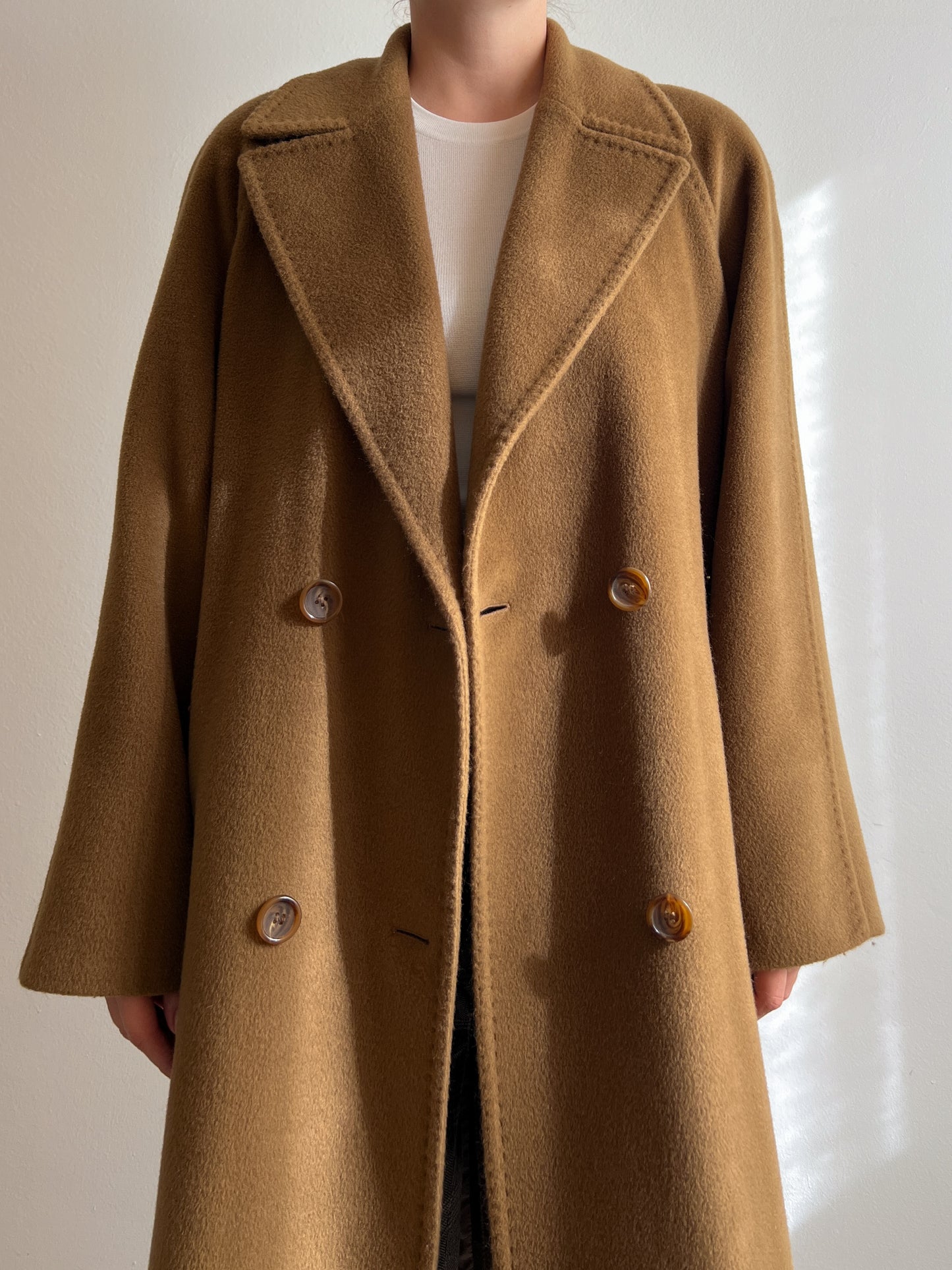 Wool and cashmerecamel coat