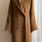 Wool and cashmerecamel coat