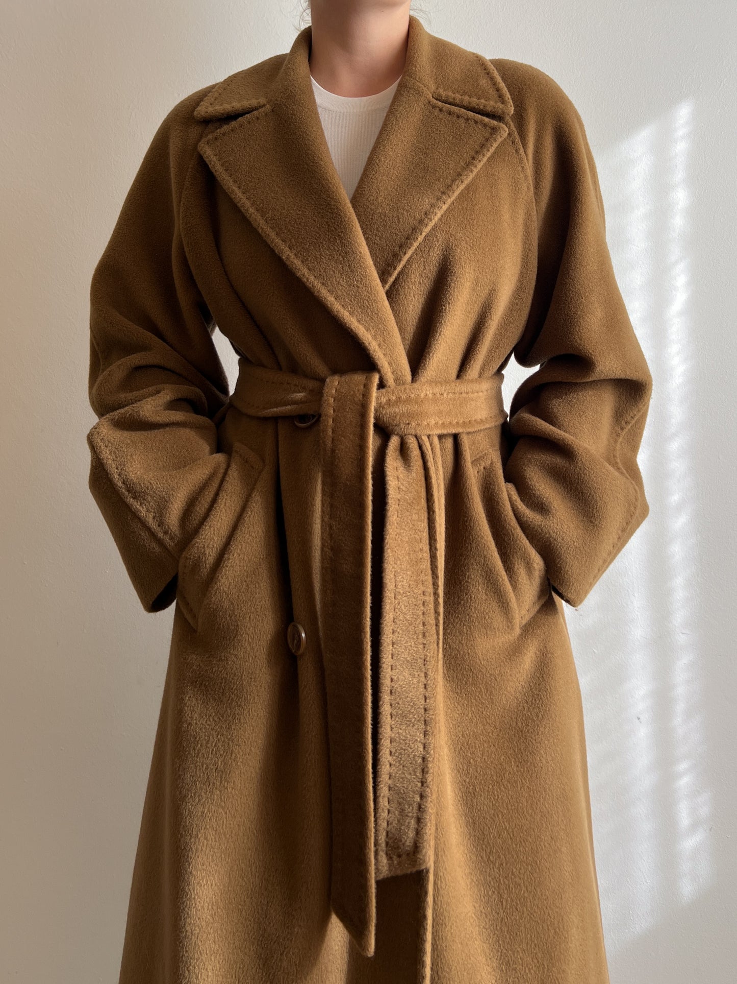 Wool and cashmerecamel coat