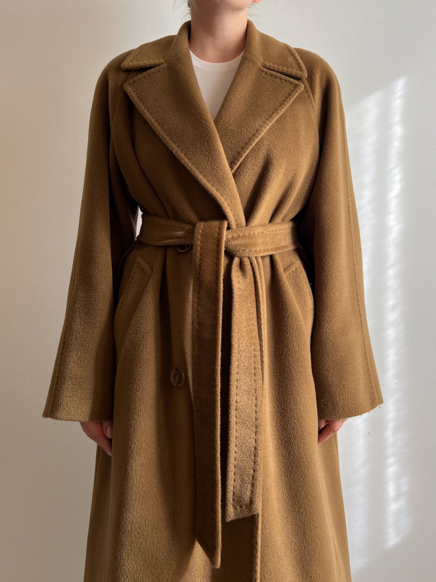 Wool and cashmerecamel coat