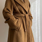 Wool and cashmerecamel coat