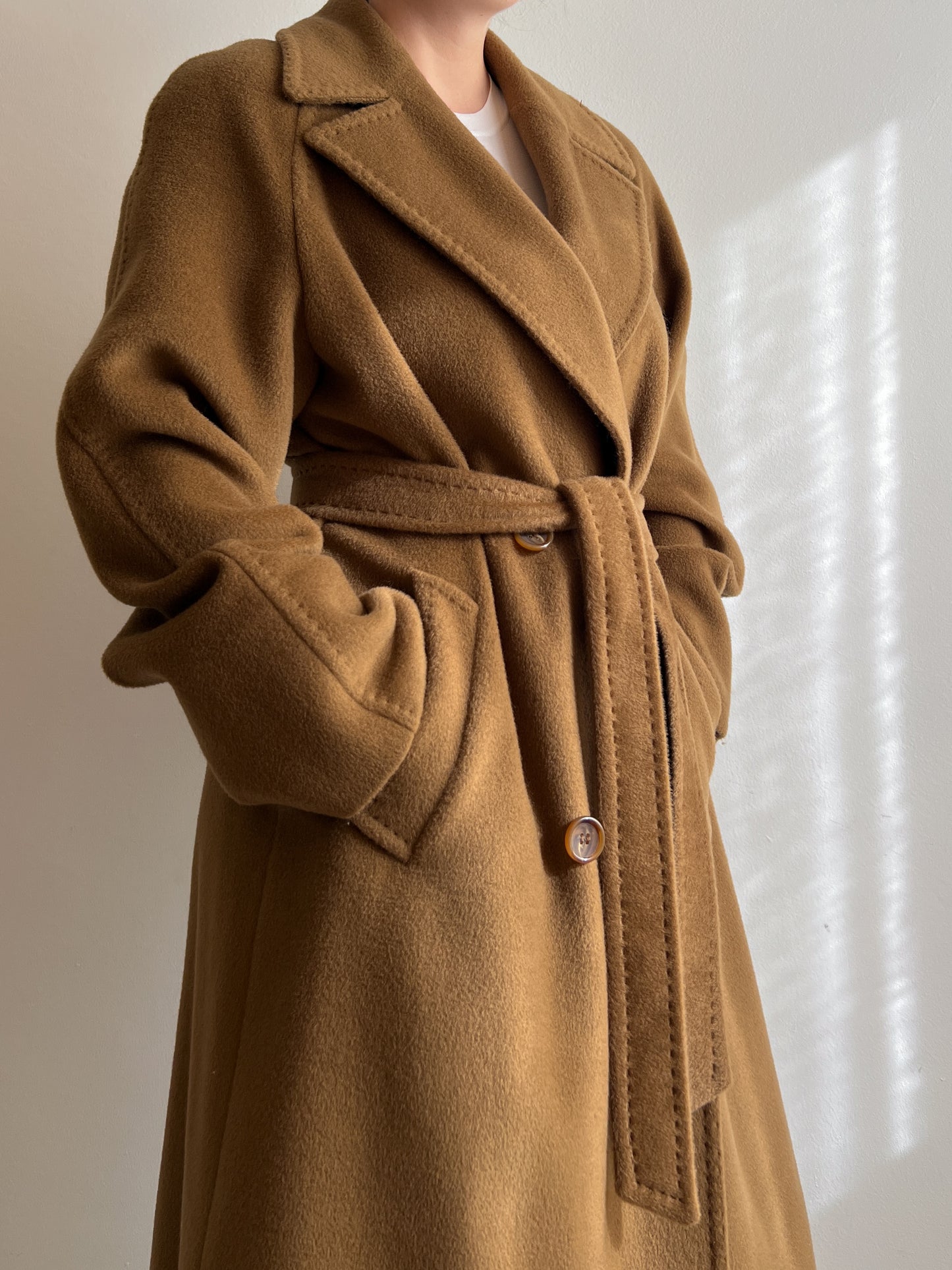 Wool and cashmerecamel coat