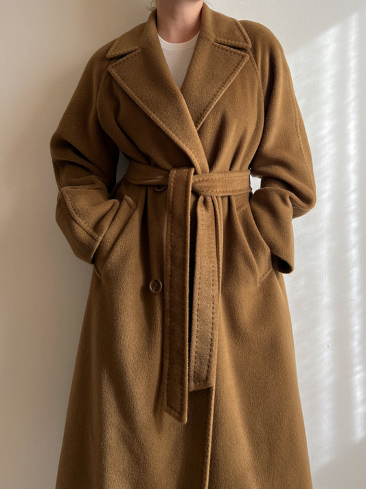 Wool and cashmerecamel coat