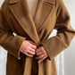 Wool and cashmerecamel coat