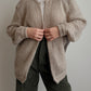 Pure wool sand cardigan