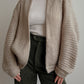 Pure wool sand cardigan