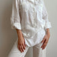 Pure linen white shirt