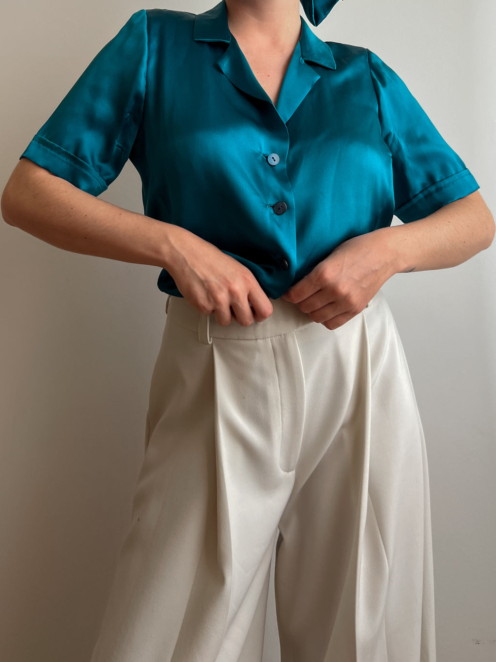 Pure silk octane shirt