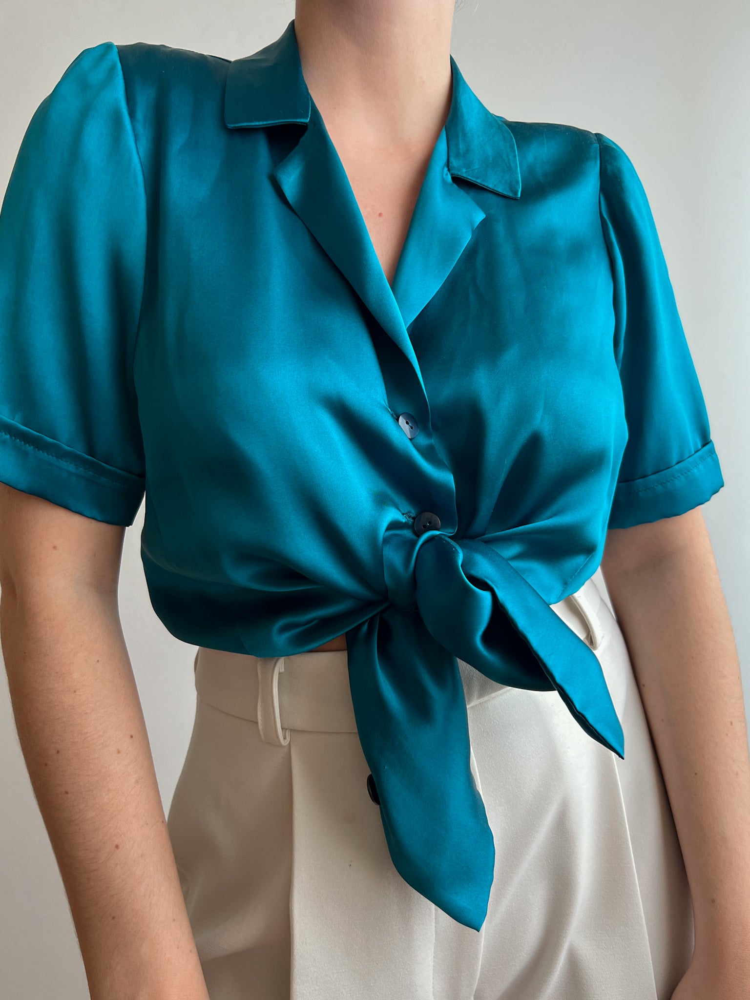 Pure silk octane shirt