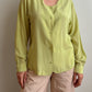 Pure silk green blouse