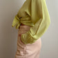 Pure silk green blouse