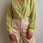 Pure silk green blouse