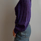 Pure silk purple blouse