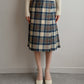 Made in Scotland pleated tartan skirt