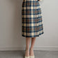 Made in Scotland pleated tartan skirt