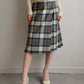 Made in Scotland pleated tartan skirt