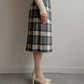 Made in Scotland pleated tartan skirt