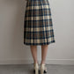 Made in Scotland pleated tartan skirt