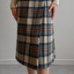 Made in Scotland pleated tartan skirt