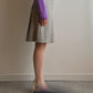 Pure wool pleated grey skirt