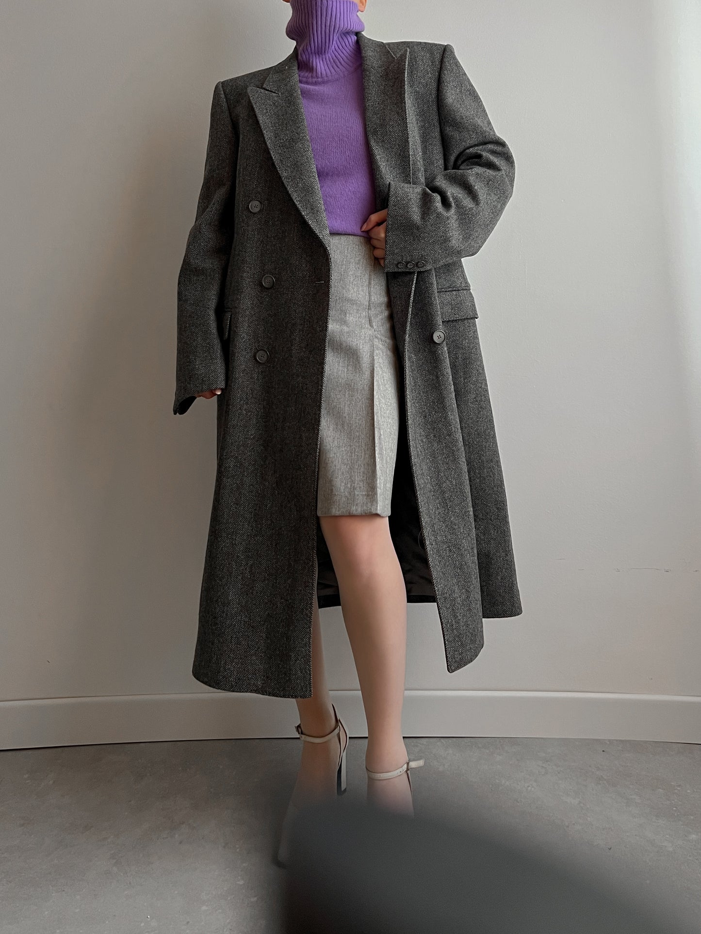 Lebole herringbone coat