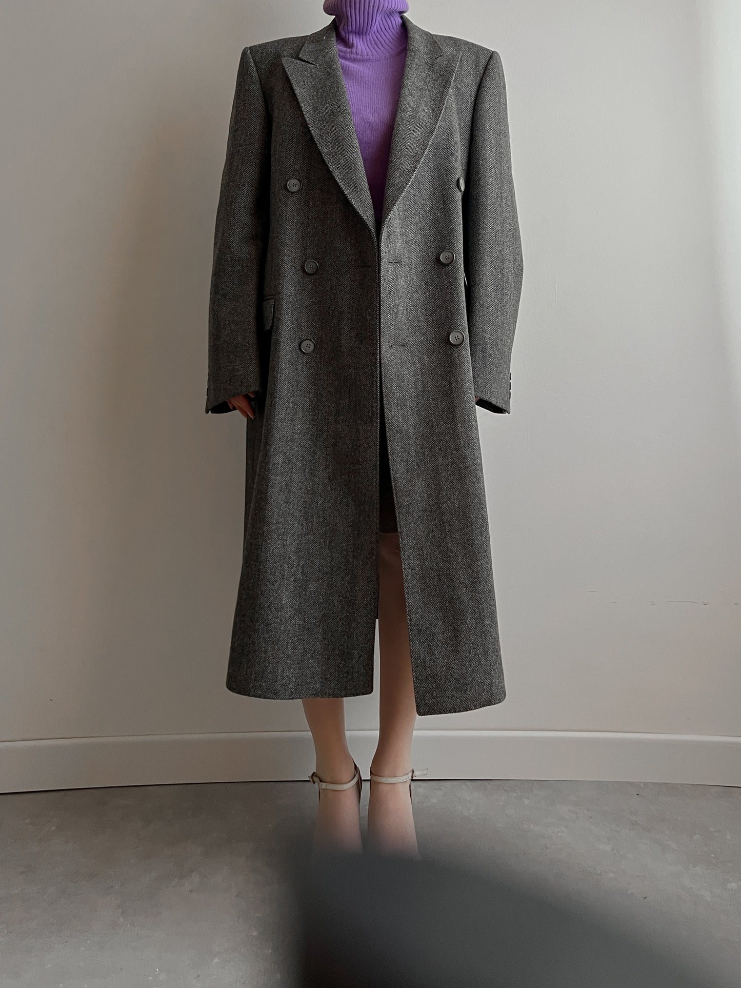 Lebole herringbone coat