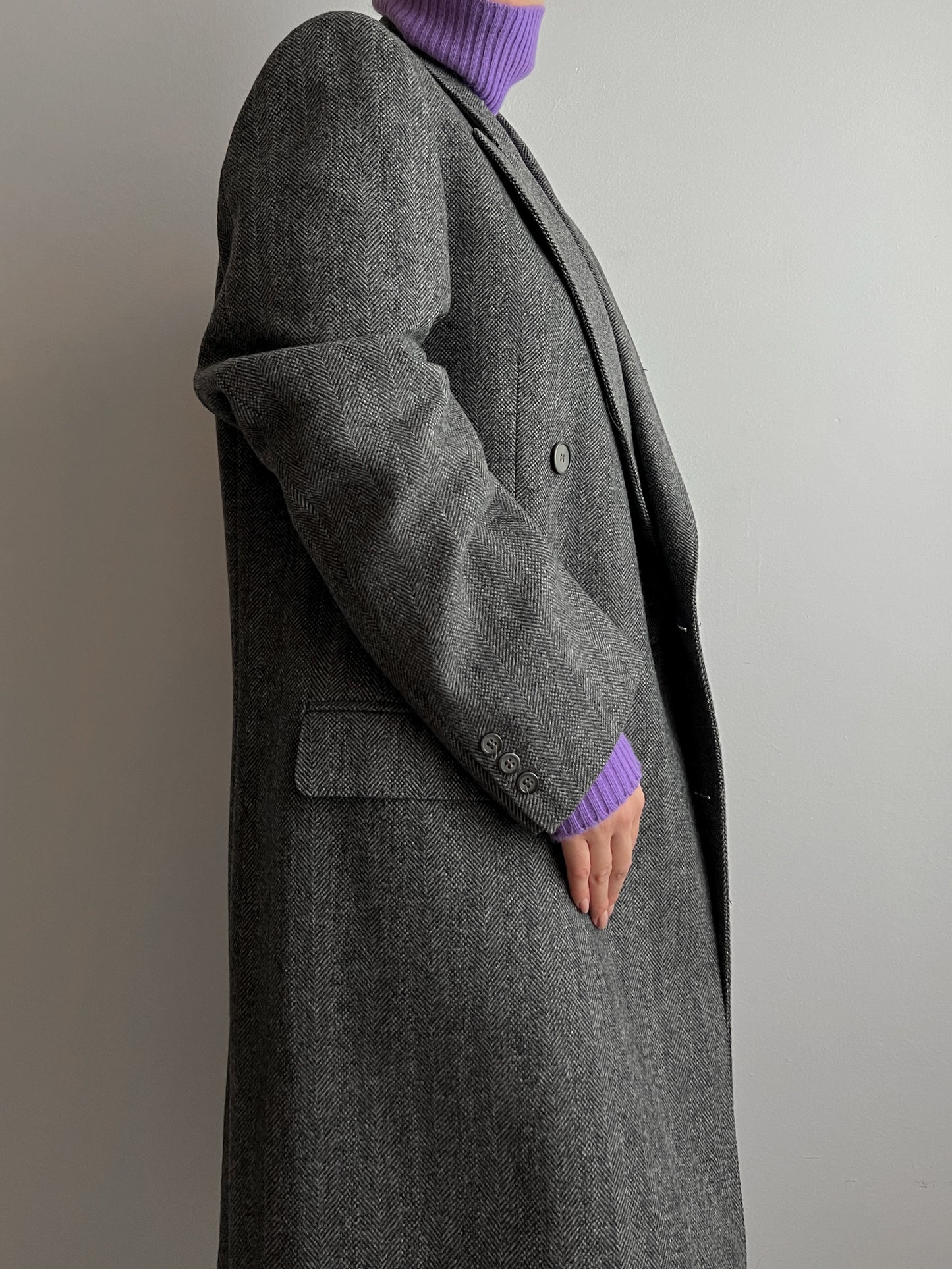 Lebole herringbone coat