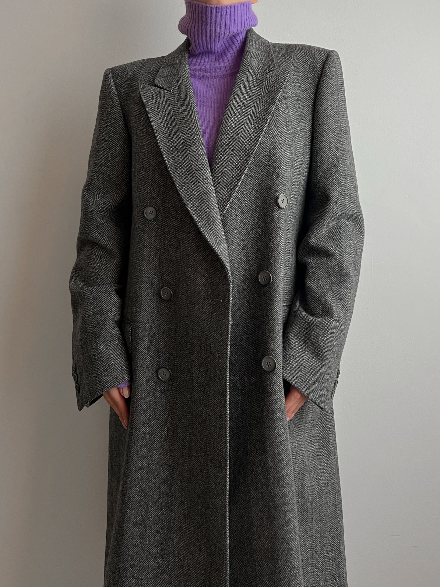 Lebole herringbone coat