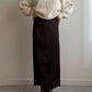 Issey Miyake Pleats Please brown skirt