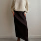 Issey Miyake Pleats Please brown skirt