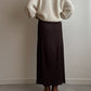 Issey Miyake Pleats Please brown skirt