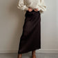 Issey Miyake Pleats Please brown skirt