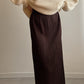 Issey Miyake Pleats Please brown skirt