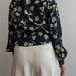 Pure silk floral blouse