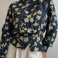 Pure silk floral blouse