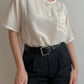 Pure silk ivory blouse