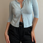 Silk and viscose top