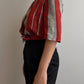 Pure linen striped blouse